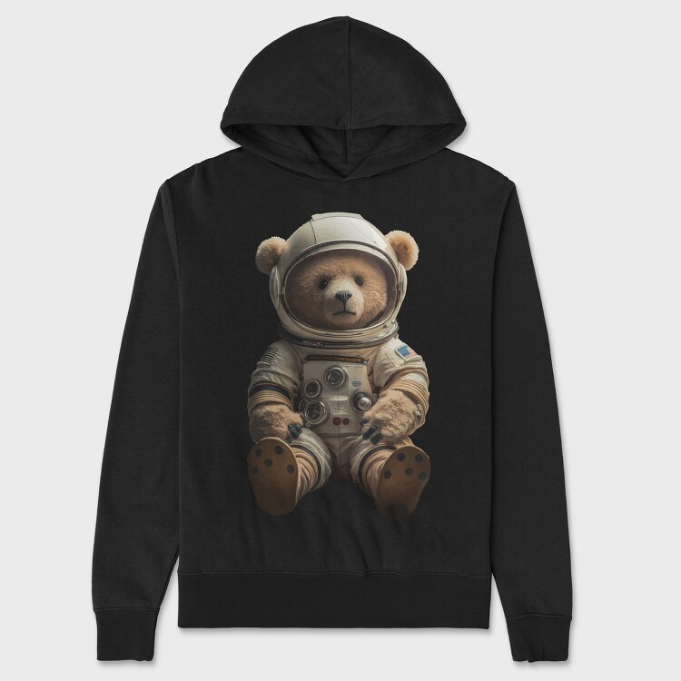 Astronaut Teddy, Hanorac Oversize Barbati (Unisex)