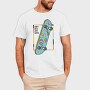 Skate Hard Yeah, Tricou Barbati (Unisex)