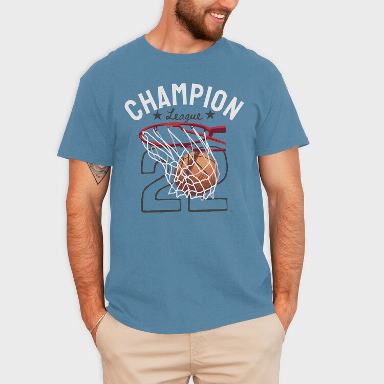 Basketball Champion League, Tricou Barbati (Unisex)