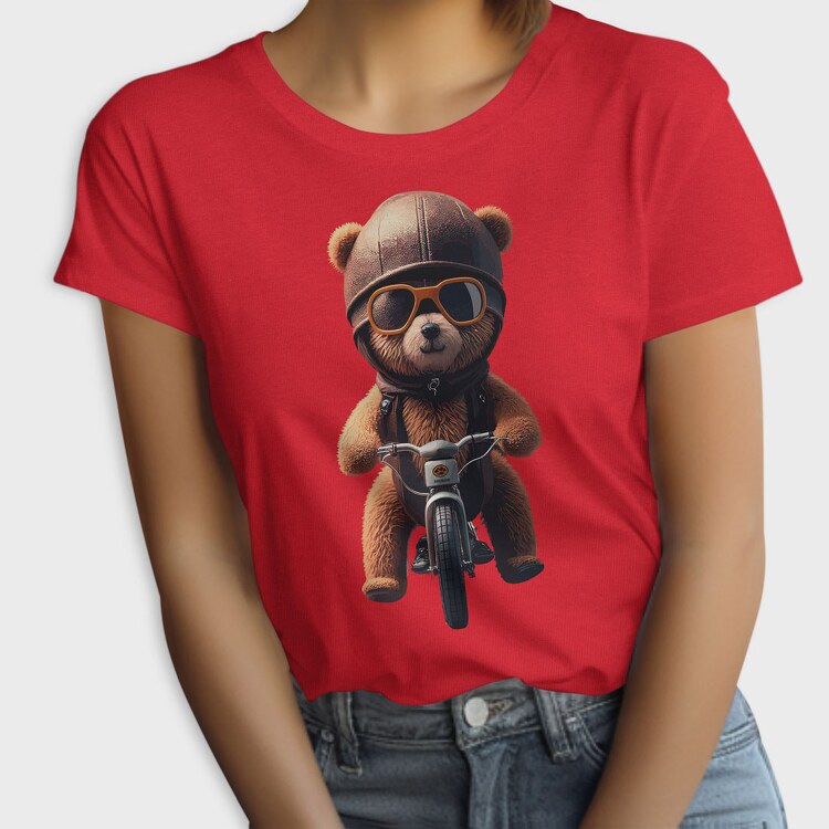 Teddy Bear Bike, Tricou Femei