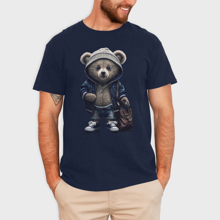 School Teddy Bear, Tricou Barbati (Unisex)