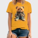 Floral Teddy, Tricou Barbati (Unisex)