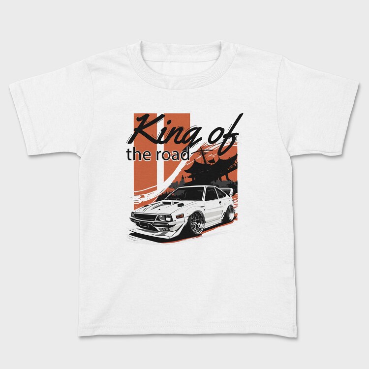 King Car Jdm Japan Smoke, Tricou Copii