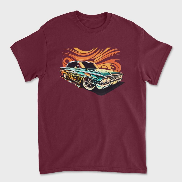 Luxury Rims Custom Lowrider Car, Tricou Barbati (Unisex)