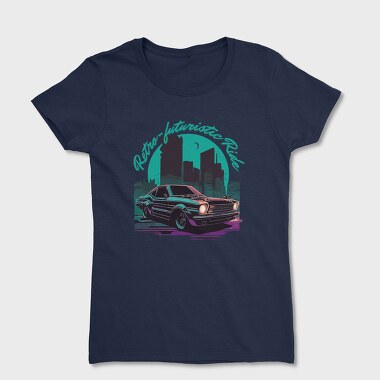 Retro Futuristic Ride Iconic Japanese Car Vaporwave, Tricou Femei