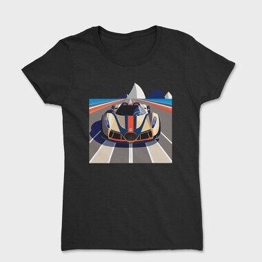 Retro Vintage Supercar, Tricou Femei