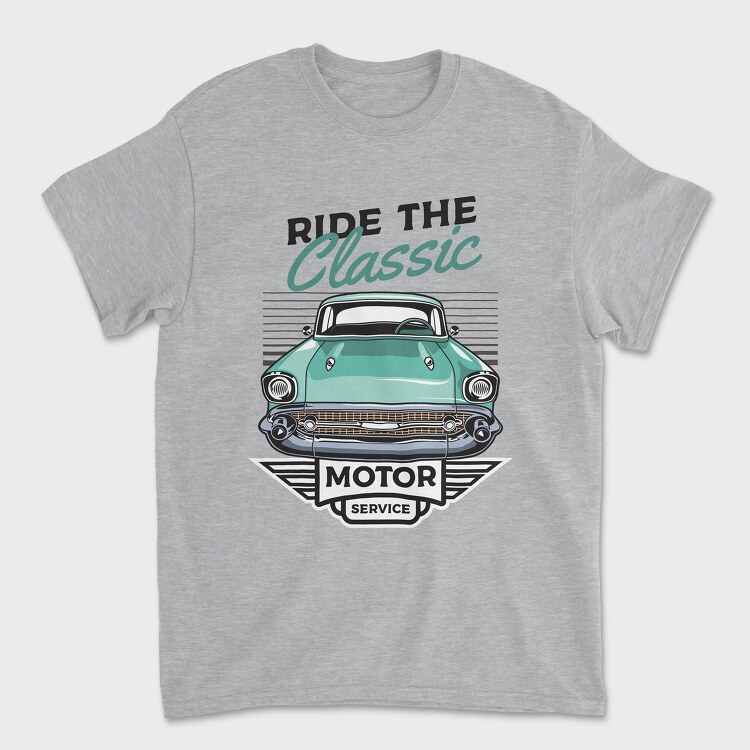 1957 Chevrolet Bel Air, Tricou Barbati (Unisex)