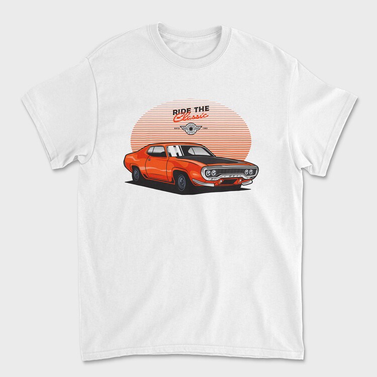 71 Plymouth GTX, Tricou Barbati (Unisex)