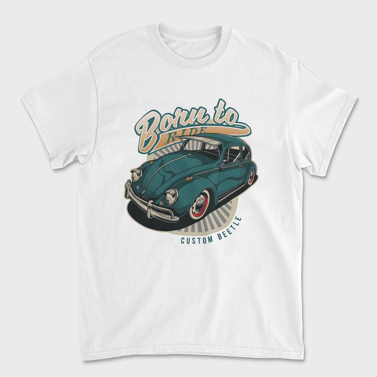 Vw Beetle, Tricou Barbati (Unisex)