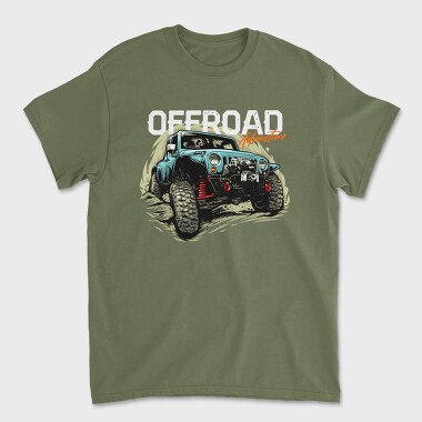 Adventure Offroad Jeep, Tricou Barbati (Unisex)