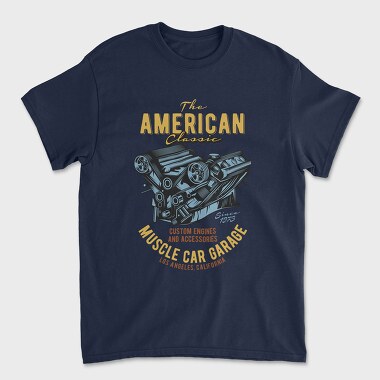 American Classic Custom Engine, Tricou Barbati (Unisex)