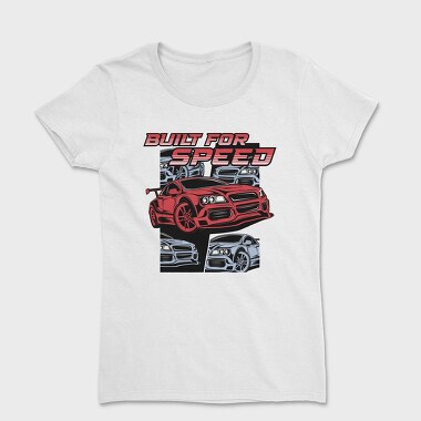 Built for Speed Gtr Red, Tricou Femei