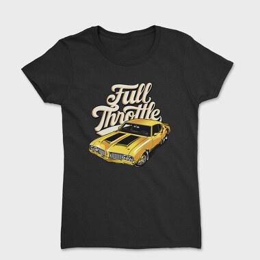 Full Throttle Old Card, Tricou Femei