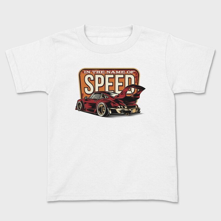 In the Name of Speed Porsche, Tricou Copii