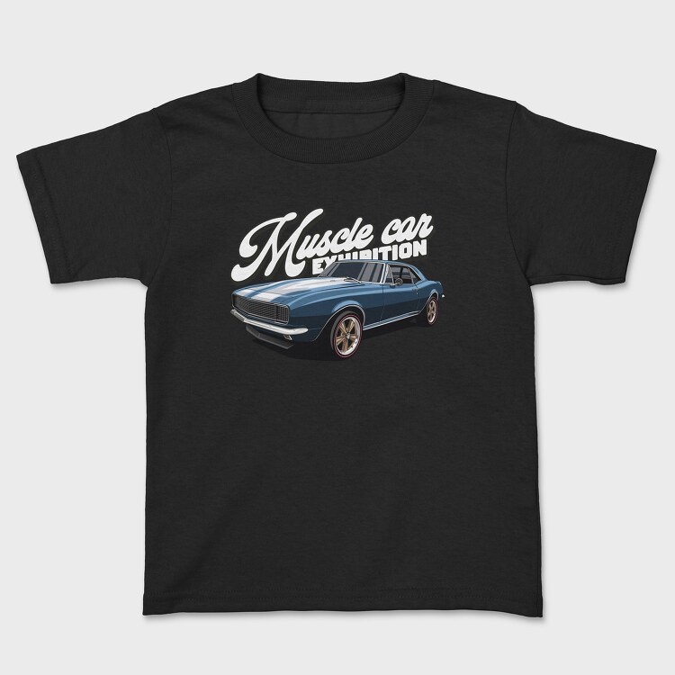 Muscle Blue Car, Tricou Copii