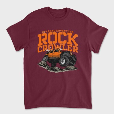 Tricou Barbati (Unisex), Offroad Adventure Rock Crowler Jeep