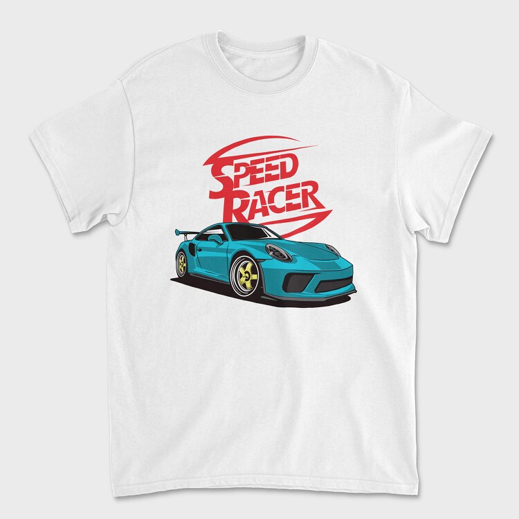 Speed Racer Porsche, Tricou Barbati (Unisex)