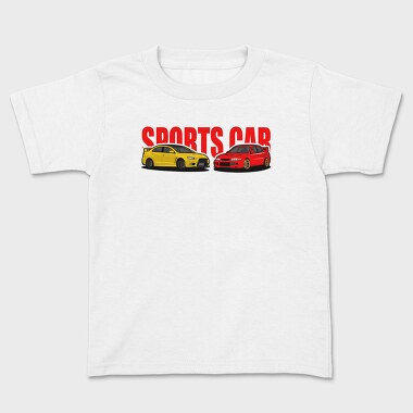 Sports Car Evo Subaru, Tricou Copii