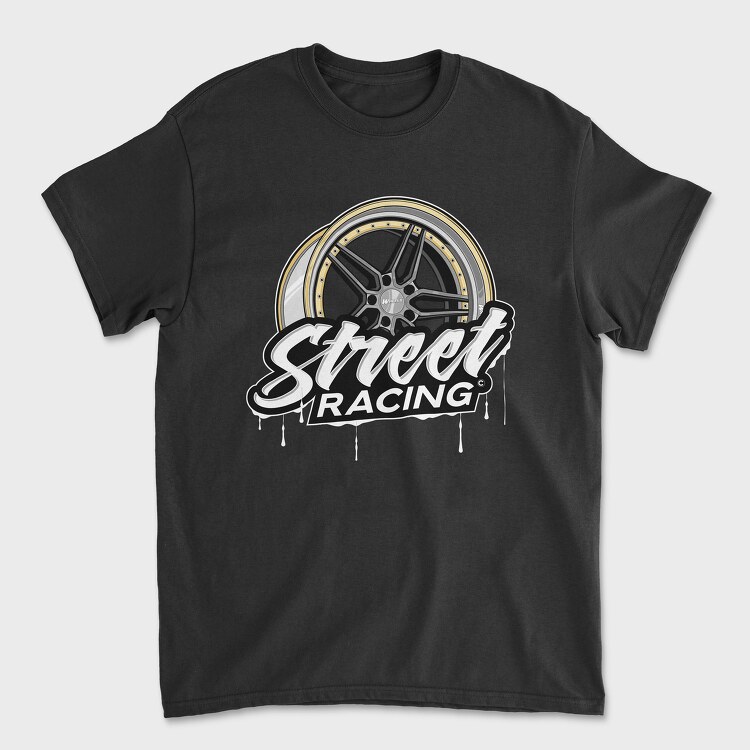 Street Racind Rim, Tricou Barbati (Unisex)