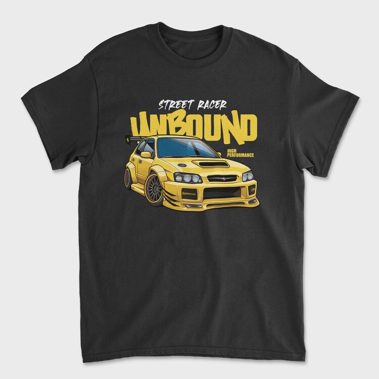 Unbound Subaru Yellow, Tricou Barbati (Unisex)