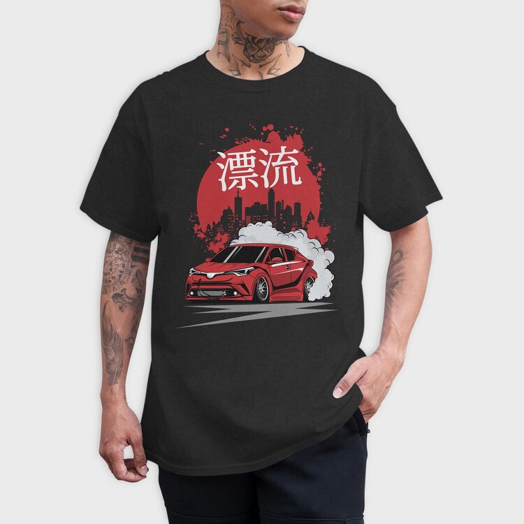 Drift Tokyo, Tricou Barbati (Unisex)