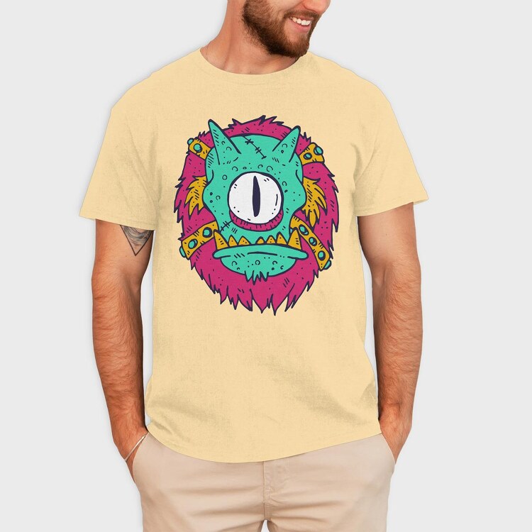 Monster Faces, Tricou Barbati (Unisex)