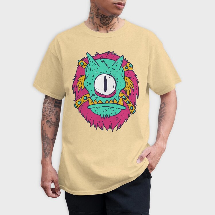 Monster Faces, Tricou Barbati (Unisex)