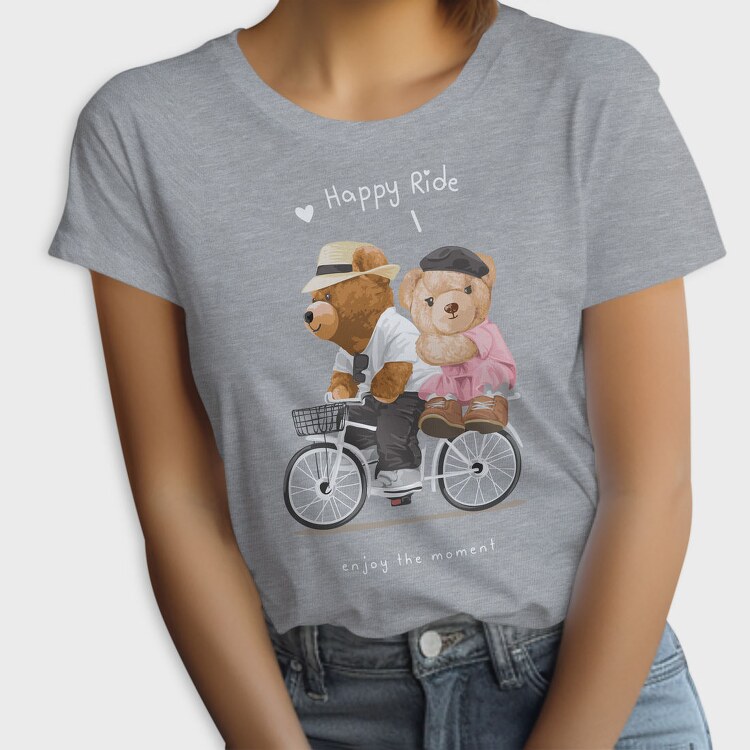 Teddy Bike Ride, Tricou Femei