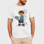 Skateboarding Teddy, Tricou Barbati (Unisex)