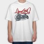 Amazing Chopper, Tricou Oversize Barbati (Unisex)
