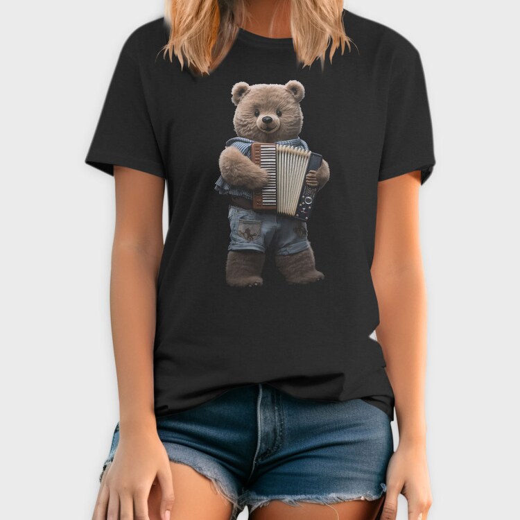 Bear Accordion Blues, Tricou Barbati (Unisex)