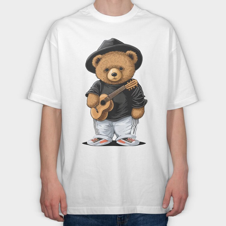 Teddy Strummers 1, Tricou Oversize Barbati (Unisex)