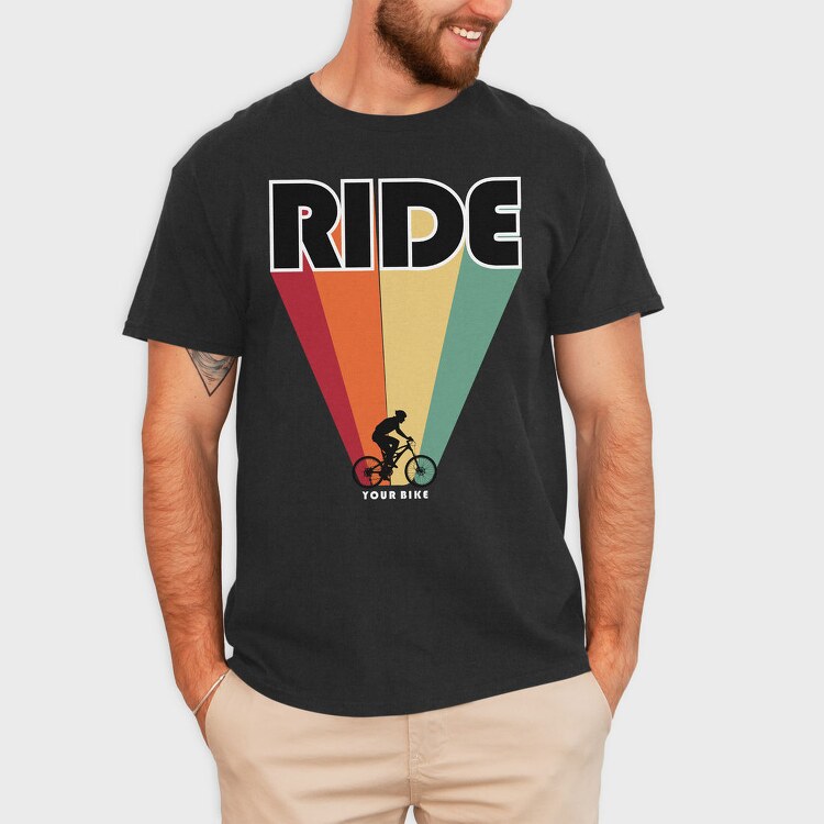 Ride The Rainbow, Tricou Barbati (Unisex)