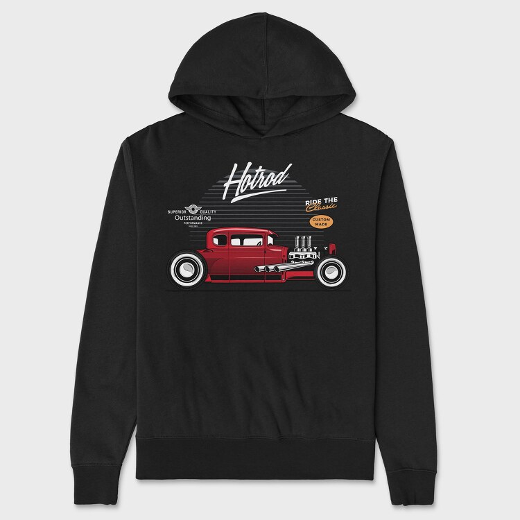 Hanorac Barbati (Unisex), Custom Hotrod 9