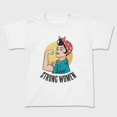 Tricou Copii, Strong Woman