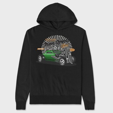 Hotrod 1, Hanorac Oversize Barbati (Unisex)