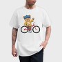 Bicycle Day Bear, Tricou Barbati (Unisex)