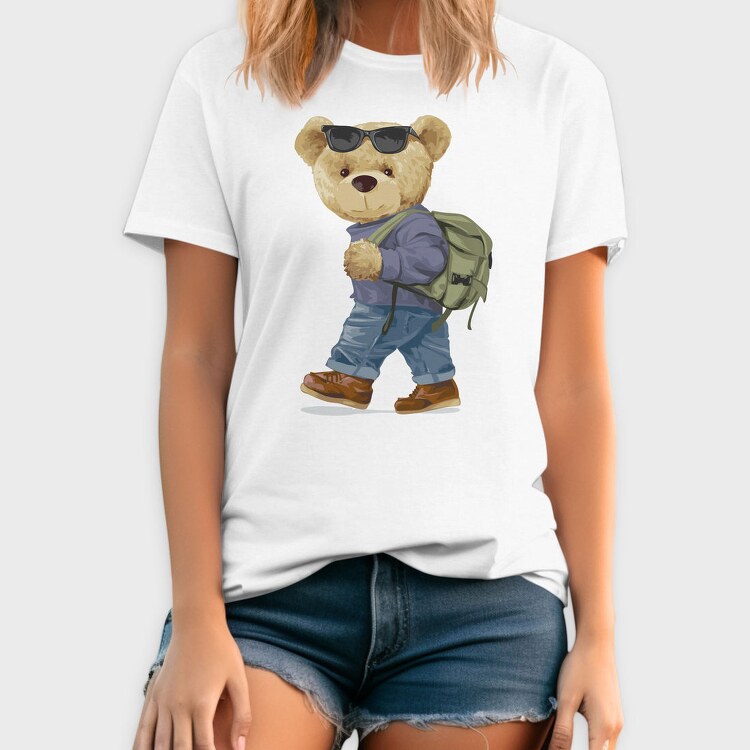 Teddy Trekker, Tricou Barbati (Unisex)