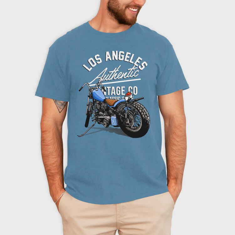 Los Angeles Vintage, Tricou Barbati (Unisex)
