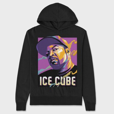 Ice Cube Icon, Hanorac Oversize Barbati (Unisex)
