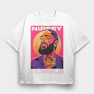 Nipsy Hustle, Tricou Oversize Barbati (Unisex)