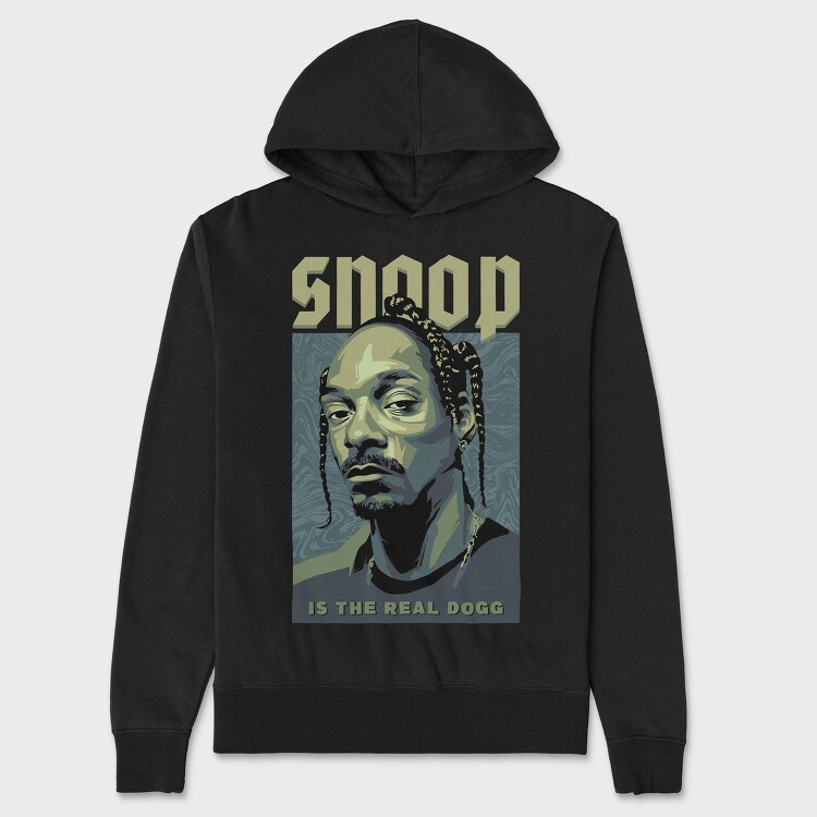 Snoop Dogg Typography, Hanorac Oversize Barbati (Unisex)
