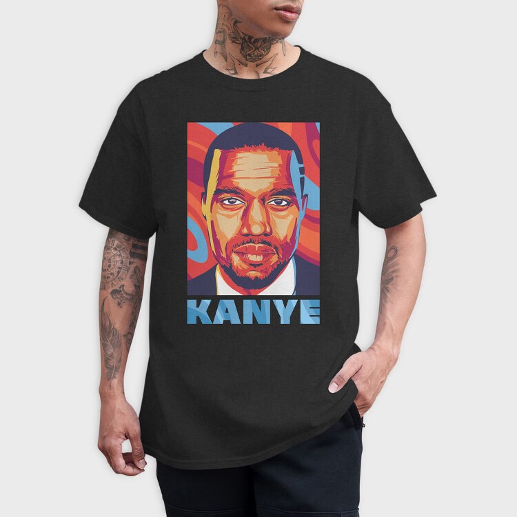 Kanye Wave, Tricou Barbati (Unisex)