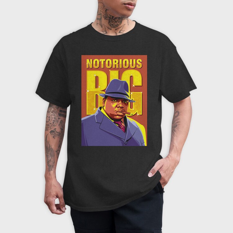 Notorious Big Icon, Tricou Barbati (Unisex)