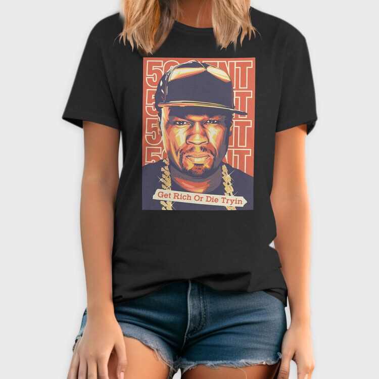 50 Cent Street, Tricou Barbati (Unisex)