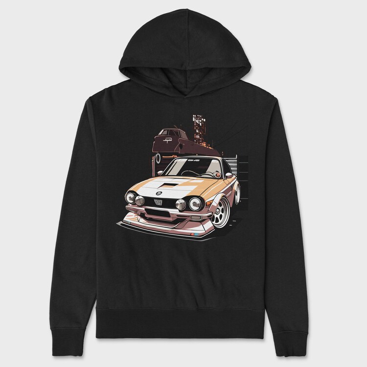 Custom Racing Car Anime, Hanorac Oversize Barbati (Unisex)