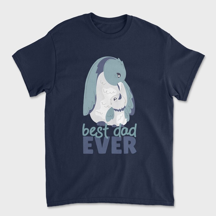 Best Dad Ever Penguin, Tricou Barbati (Unisex)