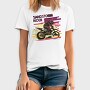 Motocross Rider MotorcycleArt 80S, Tricou Barbati (Unisex)