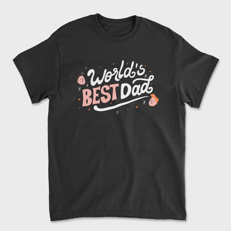 World's Best Dad, Tricou Barbati (Unisex)