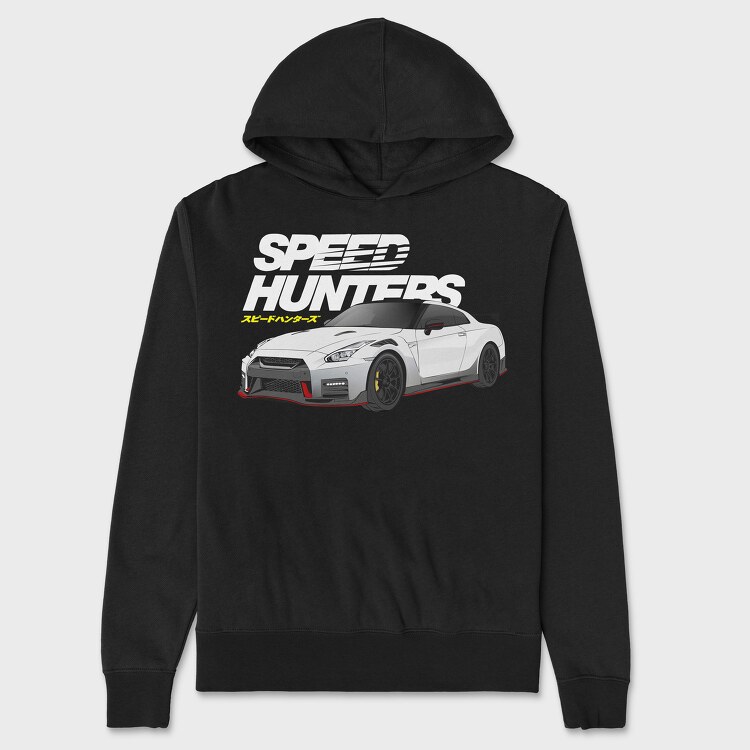 Speed Hunters Gtr, Hanorac Oversize Barbati (Unisex)